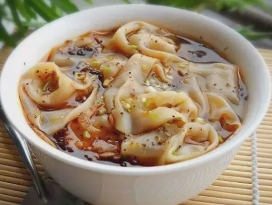 Hot and Sour Dumpling Soup Xi'an Food