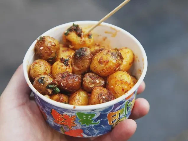Fried Potatoes Xi'an Food